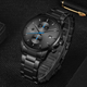 Acciaio nero blu