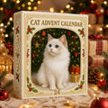 Adventskalender mit Katzenfiguren