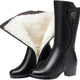 Tacco in pizzo nero
