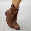 Elegante Ankle Boots Damen Schwarz mit Niedrigem Absatz – Stilvolle Stiefeletten für Frühling 3