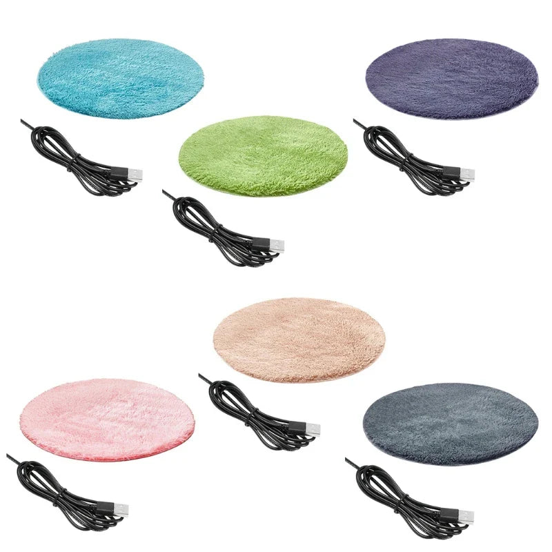 Elektrische Heizdecke für kleine Hunde – Wasserdichtes Plüsch Pad, USB Aufladung, 28 °C 2