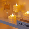 Flameless Block Candles 3