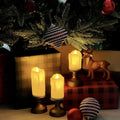 Flameless Block Candles 8