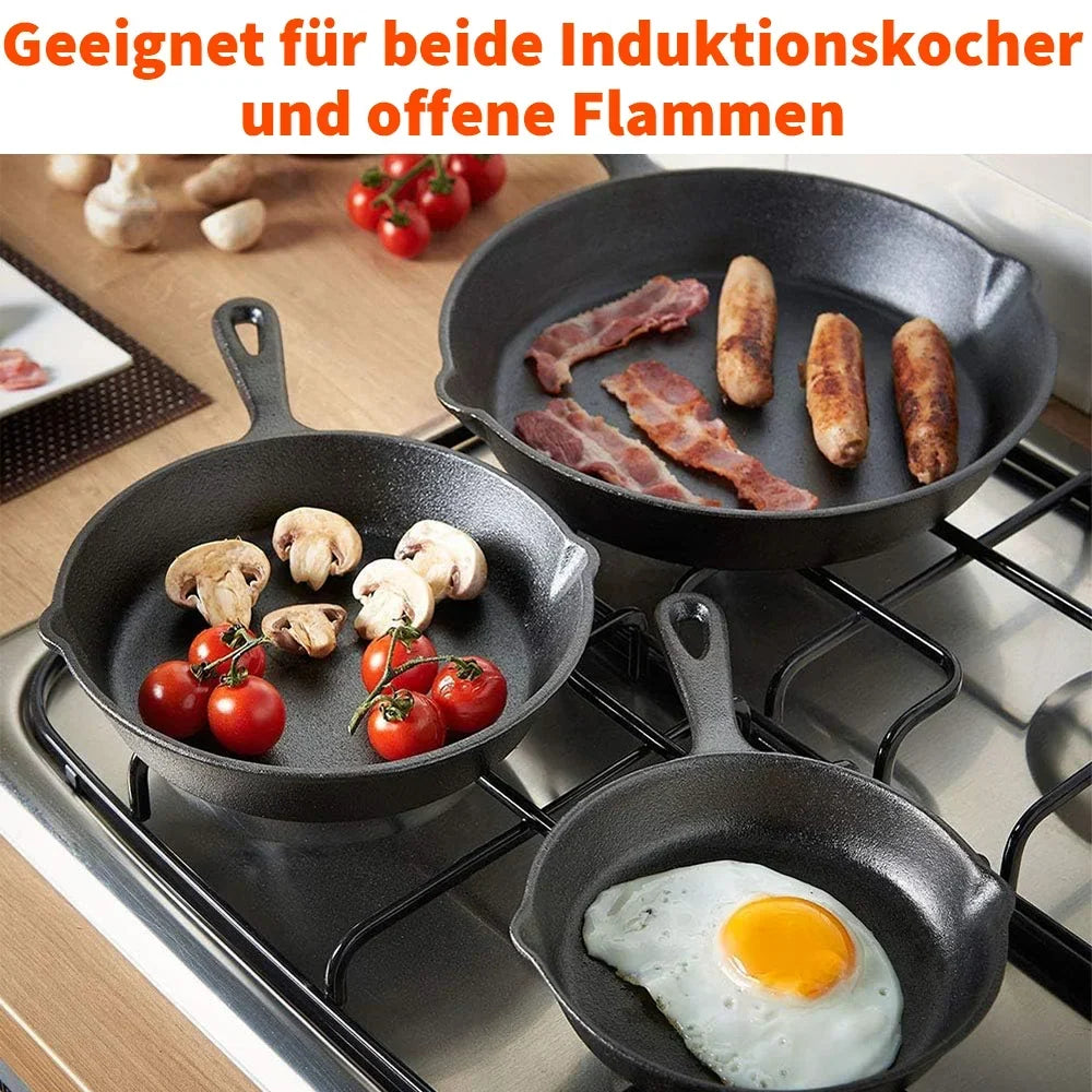 Bratpfannen-Set Gusseisen