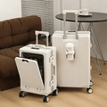 Handgepäck Koffer 20 Zoll mit Laptopfach, TSA-Schloss und USB-Anschluss, leicht und robust 3