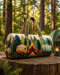Hippie Van Quilted Duffle Bag 24