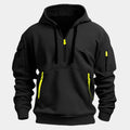 Hugo - Men's half-zip hoodie 0