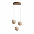 Kairi Wabi Sabi Natural Travertine Pendant Light 17
