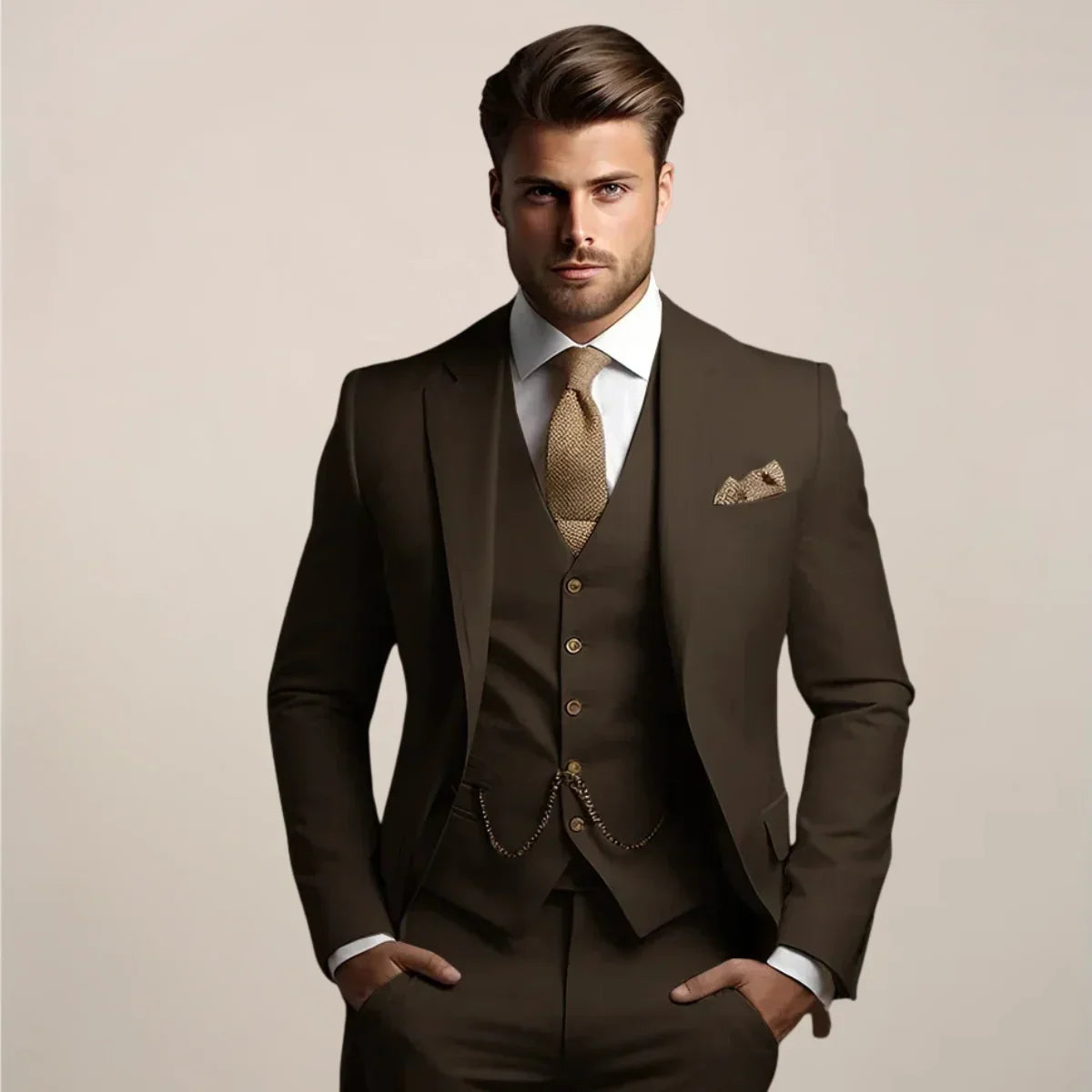 Karl - Three-piece slim-fit suit 3