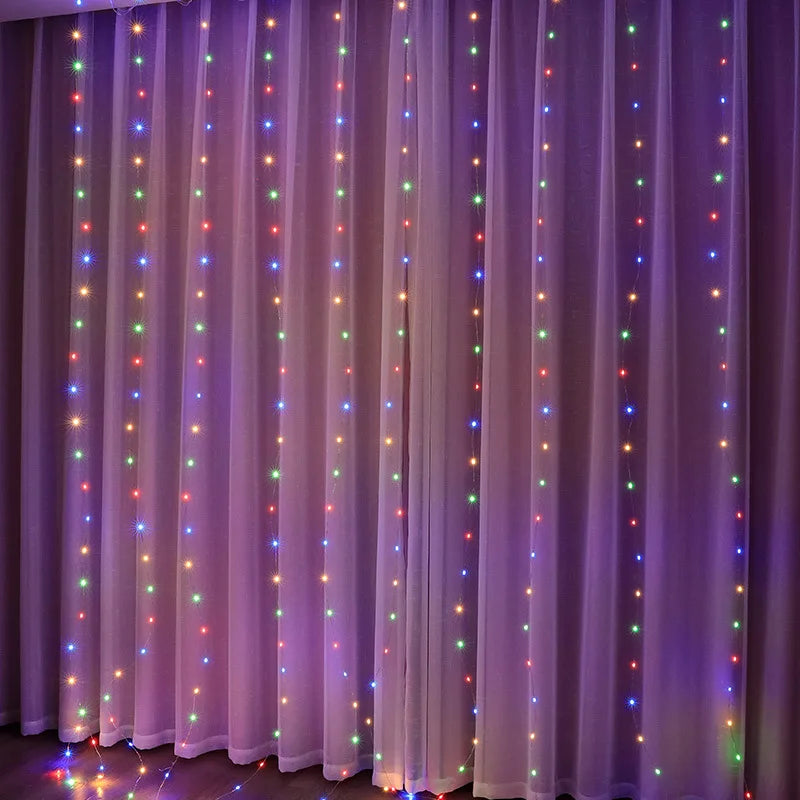 LED-gordijnlicht met Afstandsbediening - 3/4/6m USB Verlichting voor Sfeervolle Decoratie 2