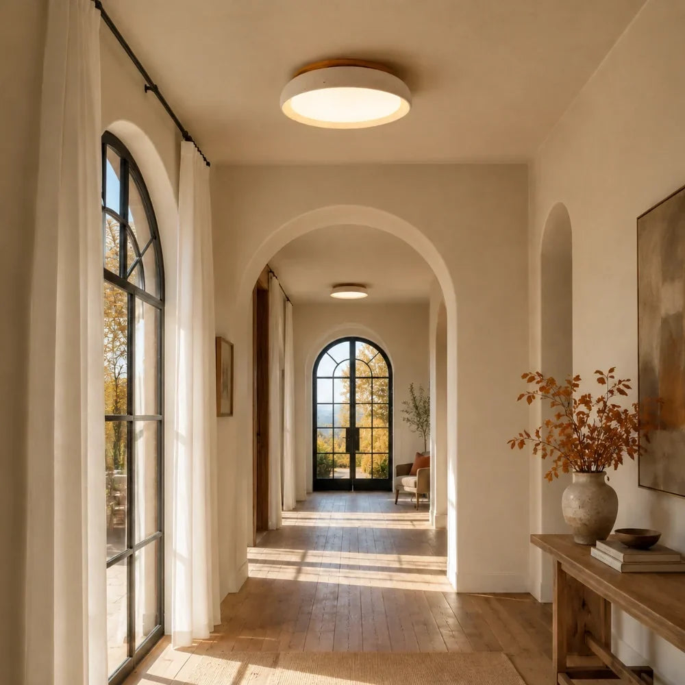Modern Scandinavian Travertine Ceiling Light 6