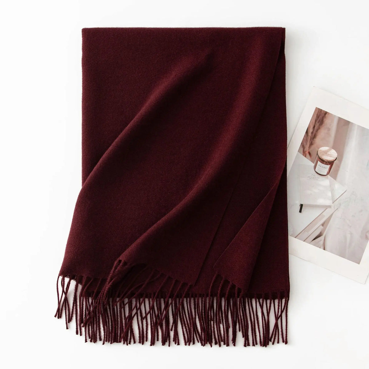 Pashmina Schal für Damen und Herren, weich, warm, 200x68 cm, vielseitig und elegant 2