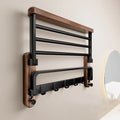 Wall-mounted wooden towel rack - Rackhaven 3