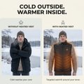 Verwarmd bodywarmer vest – instelbare zones en vrije armen VestraGear