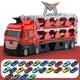 Truck mit 24 Rennwagen